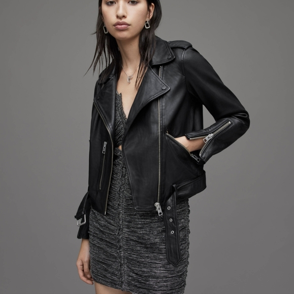 Balfern leather biker jacket - Picture 5 of 11